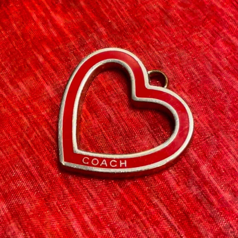 Coach accessories Authentic Coach Heart pendant